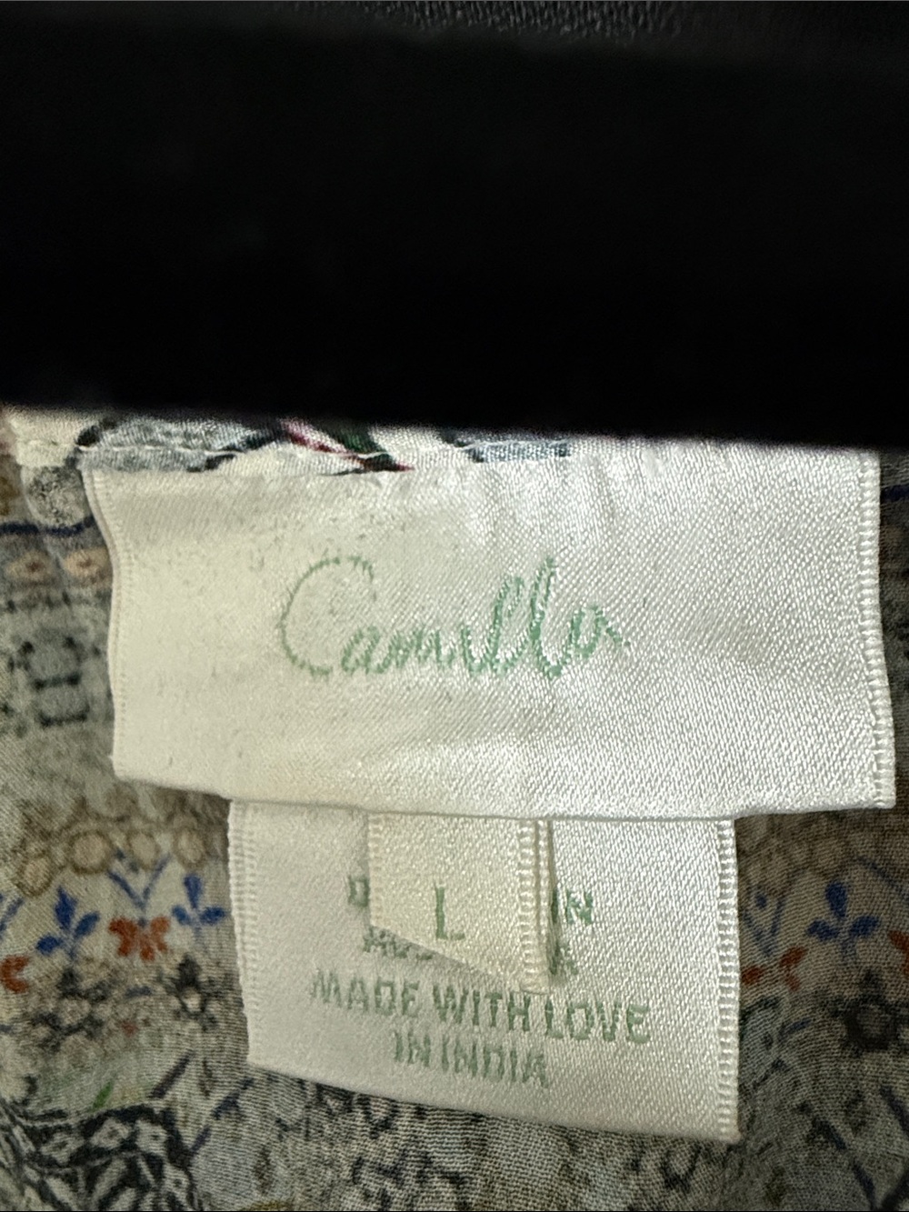 Camilla Boho Floral Mini dress  - White Multi - Picture 4 of 4